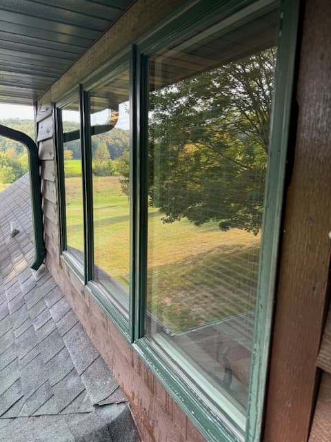 Window after professional cleaning